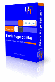 Blank Page Splitter Separator Software Box